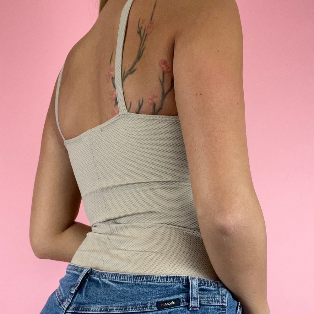 ❌SOLD-DEPOP❌ Charlotte Russe Criss Cross Bodysuit - Picture 2 of 4
